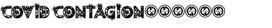Covid Contagion字体转换